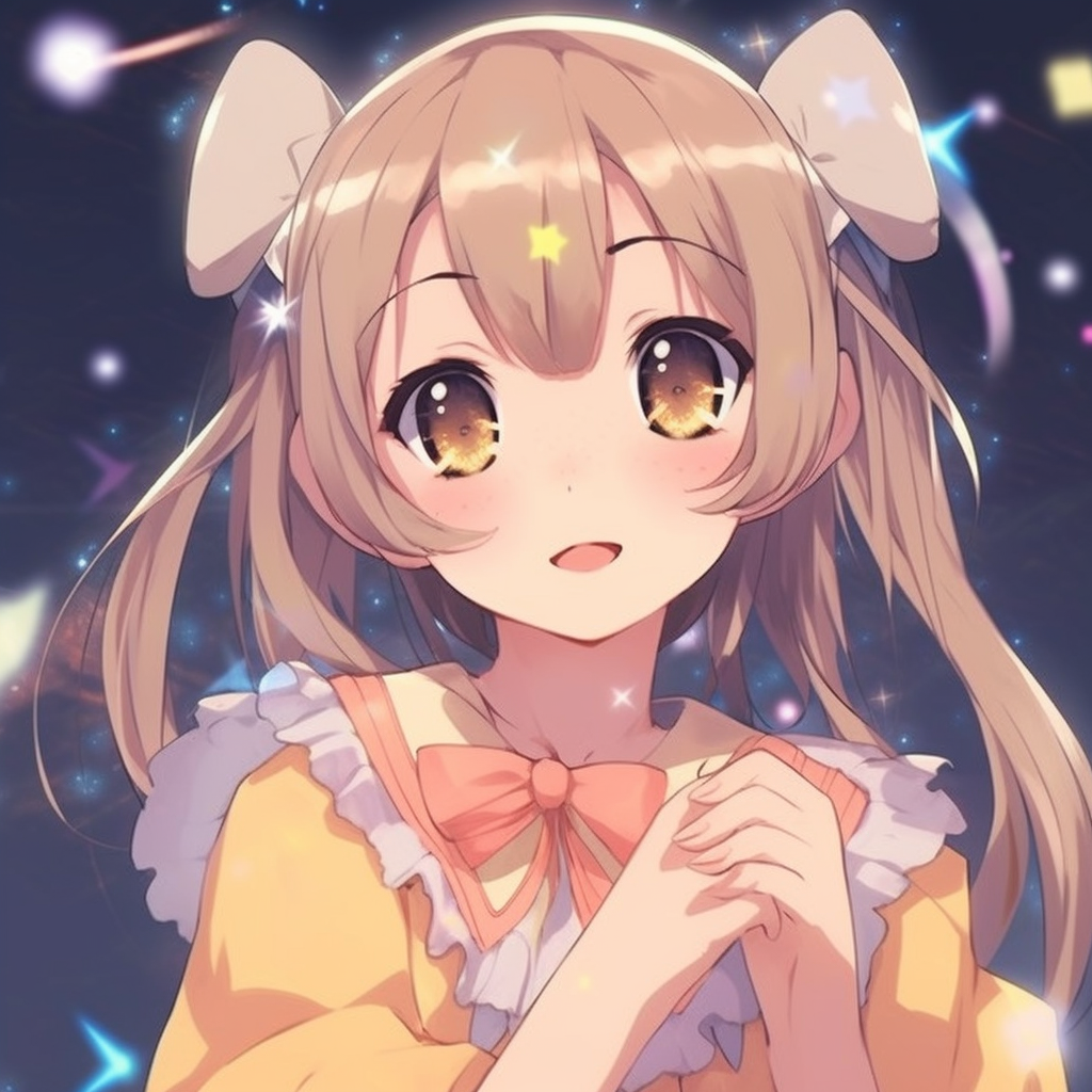 Anime girl in a traditional kimono, demonstrating intricate patterns and soft shading. cute anime girl pfp classics anime pfp