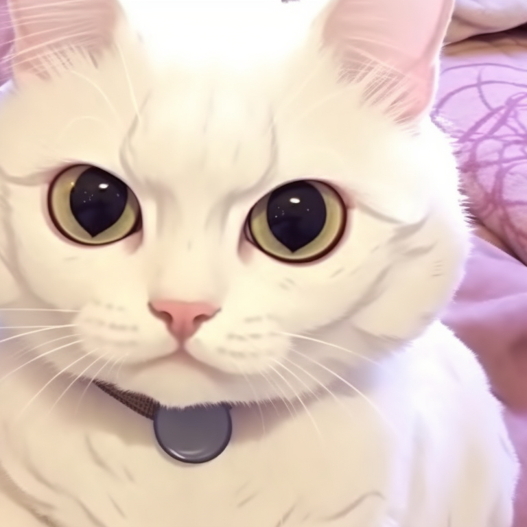 Two cats cuddling, soft lines and warm color palette. popular matching pfp cat trends pfp for discord.