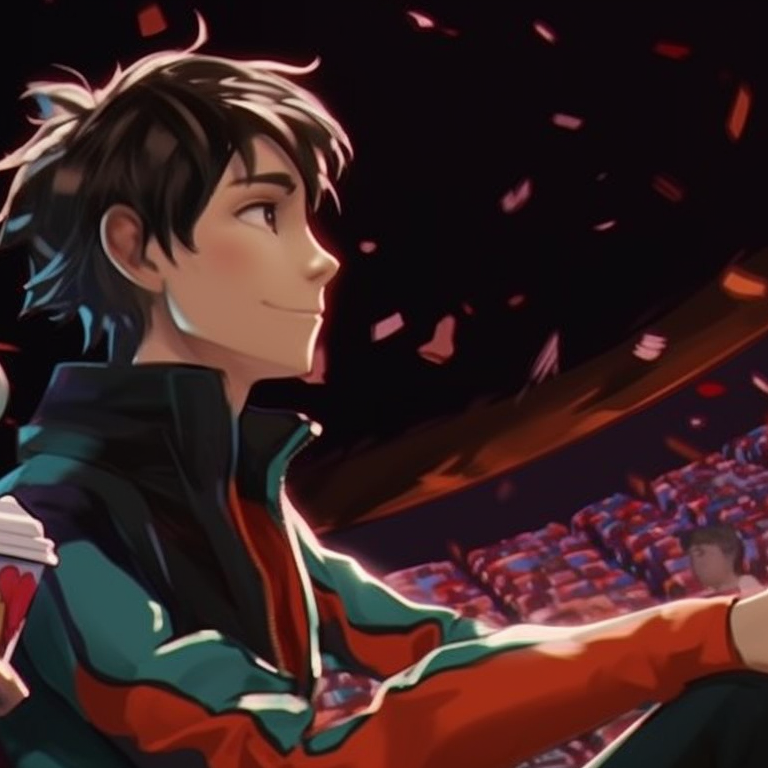 Miles and Gwen mirrored images, contrasting colors and heroic poses. story behind miles and gwen matching pfp pfp for discord.