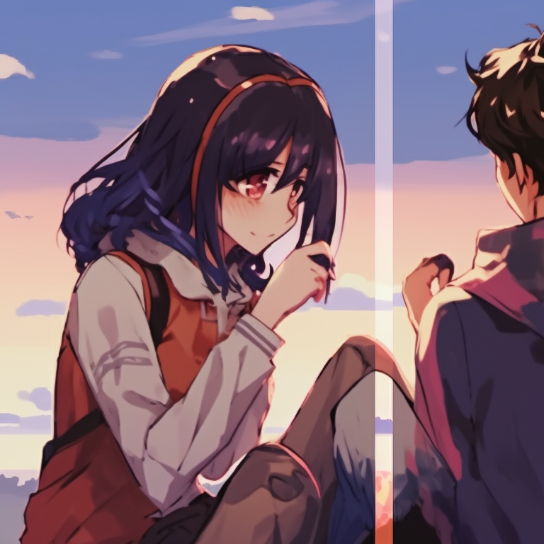 Four characters ready for battle, intense expressions and dramatic shading. boyish matching pfp for 4 friends pfp for discord.