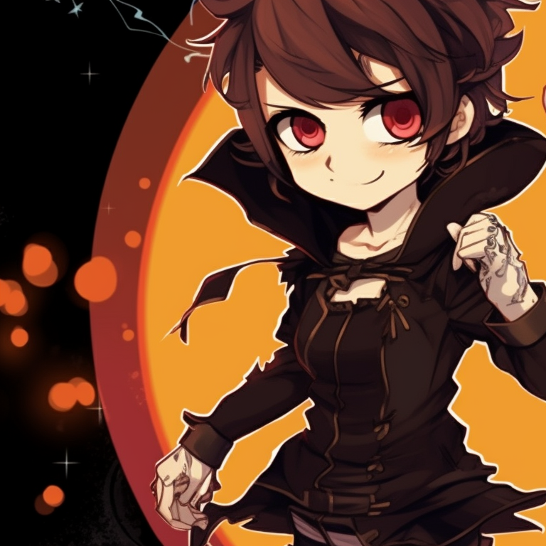 Characters lost in a haunted forest, details filled with creeping shadows and chilling blue tones. alternative aot matching pfp for halloween pfp for discord.