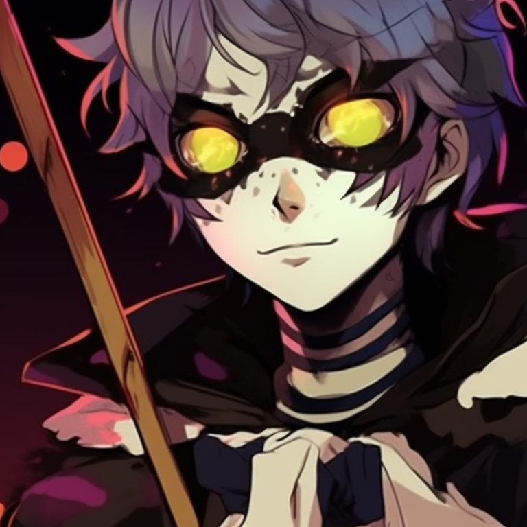 Two characters as witches, deep shadows and glowing accents. matching halloween pfp options pfp for discord.