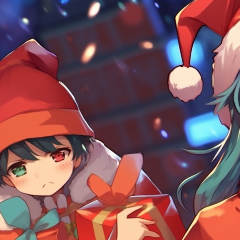 matching christmas art pfp, aesthetic matching pfp ideas on Hero: matching christmas art pfp, aesthetic matching pfp ideas