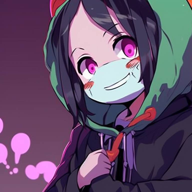 Close-up of two characters in ghost costumes, embracing, featuring washed out colors and shiny details. cute halloween pfp matching pfp for discord.