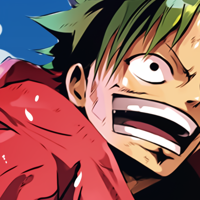 Two characters, Nico Robin and Franky, in dynamic battle poses, vivid colors with a focus on action. one piece matching pfp design pfp for discord.