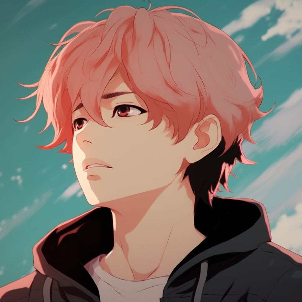 Todoroki showing his quirk, with warm and cool colors split down the middle. aesthetic anime characters pfp