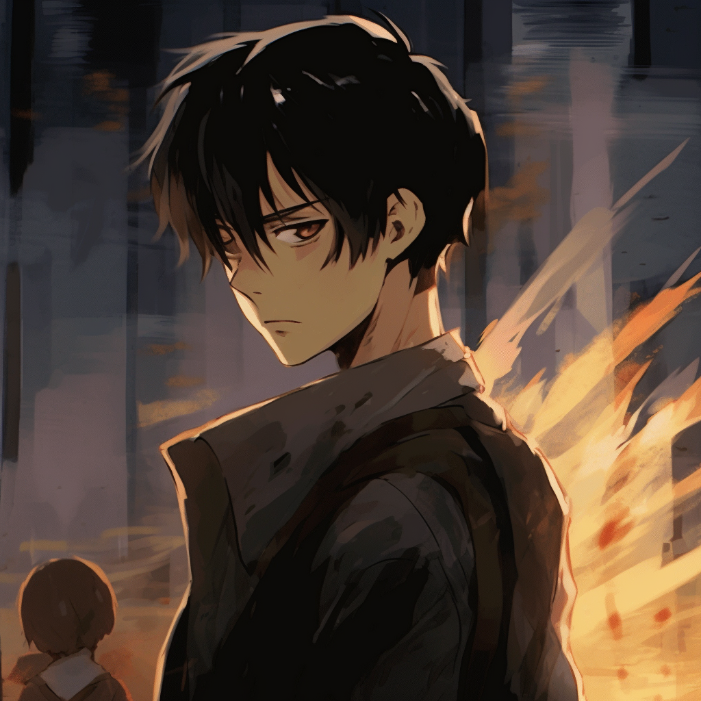 Captures Levi Ackerman in mid-action, rich colors and fluid lines. discord specific animated pfp creators