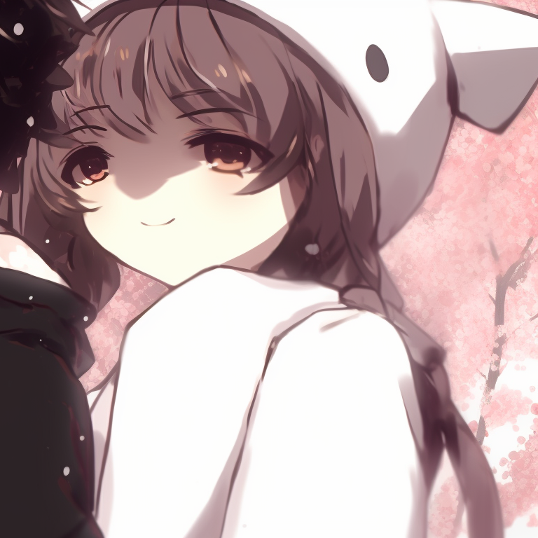 Two characters quietly sharing a sunset view, pastel shading and detailed scenery. instagram cute matching pfp for anime lovers pfp for discord.