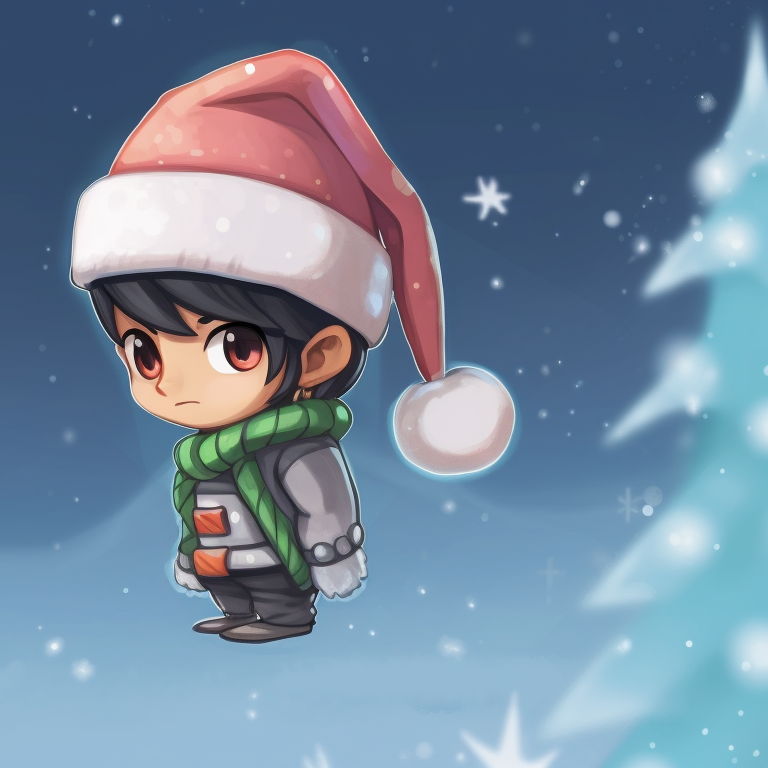 Two characters bracing against a Christmas blizzard, warm tones and delicate frost details valorant christmas pfp matchups pfp for discord.