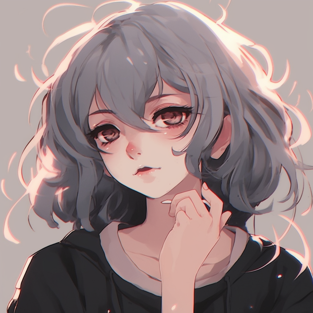 Anime profile picture with pastel shades and a calm demeanor. aesthetic anime avatar pfp anime pfp