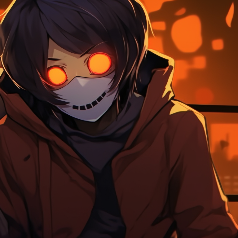 Two Tokyo Revengers characters in Halloween outfits, gazing out against a full moon backdrop. tokyo revengers matching pfp halloween theme images pfp for discord.