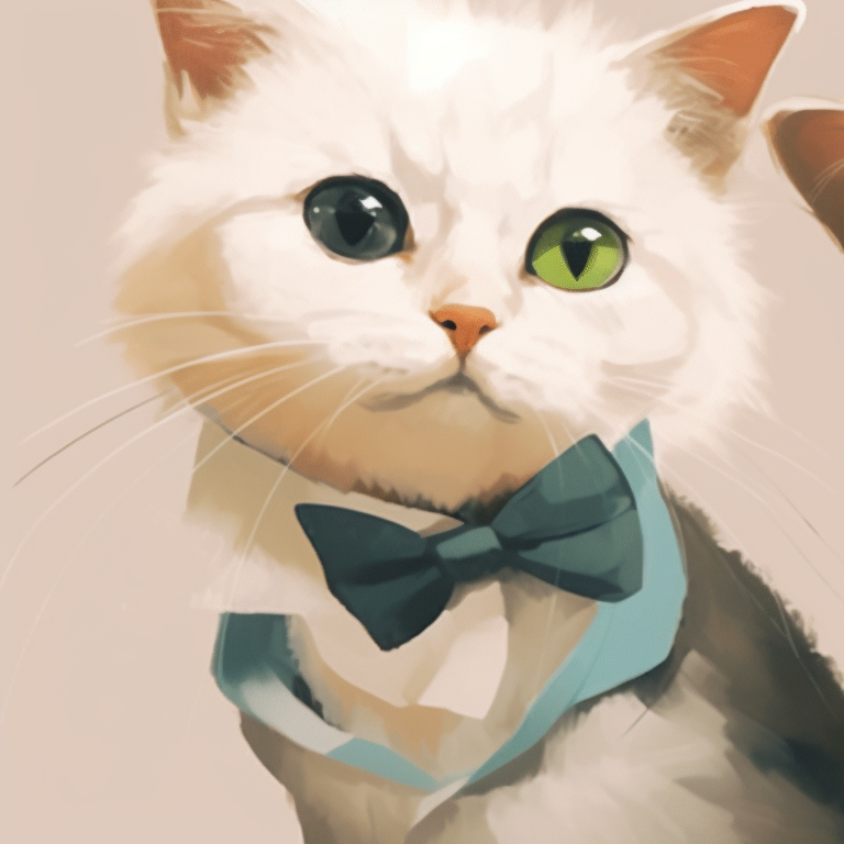 Two characters, one in a fedora, the other in a top hat, both displaying a suave and sophisticated persona. stylish cat matching pfp pfp for discord.