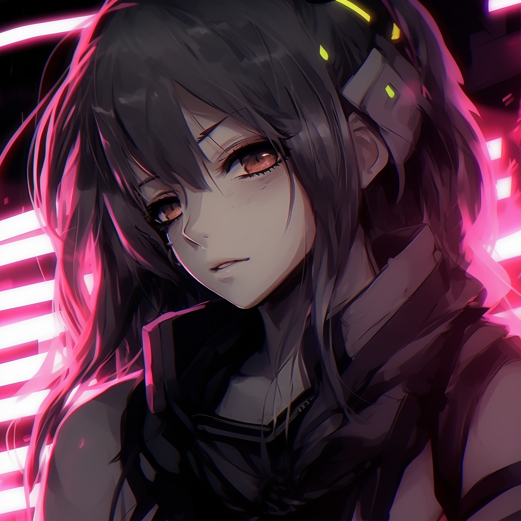 Toga featuring fluffy bunny ears, mixing cute elements with her villainous persona. top egirl anime pfp pfp for discord.