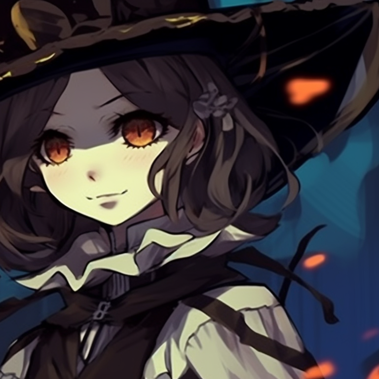 Twins dressed in jester costumes, their faces painted and carrying jack-o'-lanterns, with a colorful confetti filled background. ideal matching aesthetic halloween pfp pfp for discord.