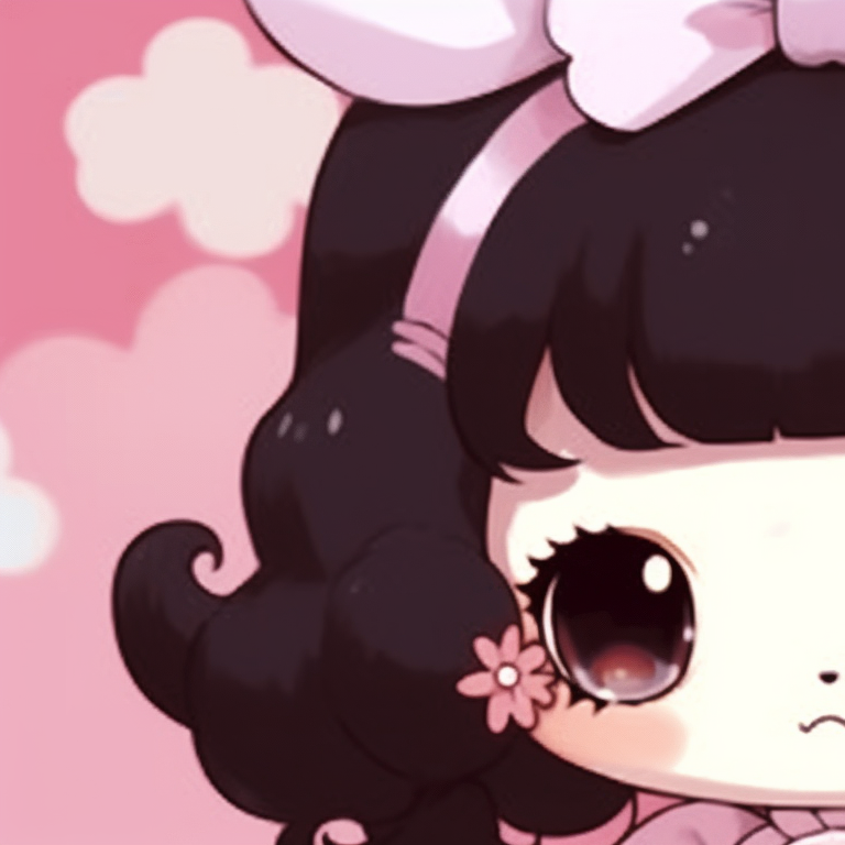 Badtz-Maru and Pekkle, contrasting expressions, vibrant colors and dynamic positioning. sanrio captivating matching pfp pfp for discord.