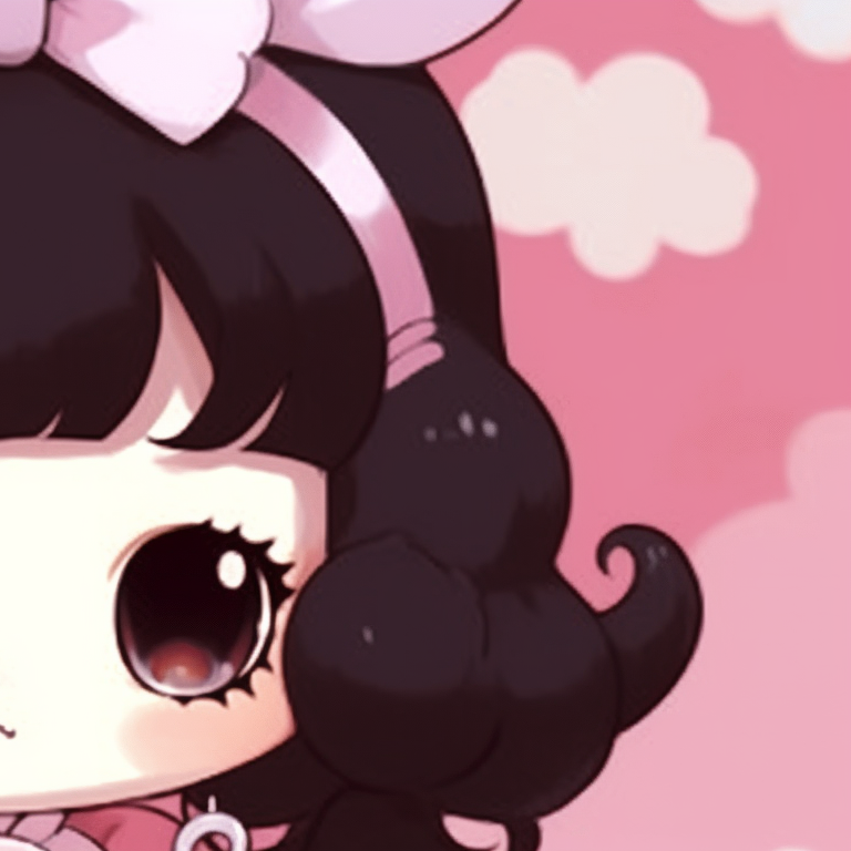 Badtz-Maru and Pekkle, contrasting expressions, vibrant colors and dynamic positioning. sanrio captivating matching pfp pfp for discord.