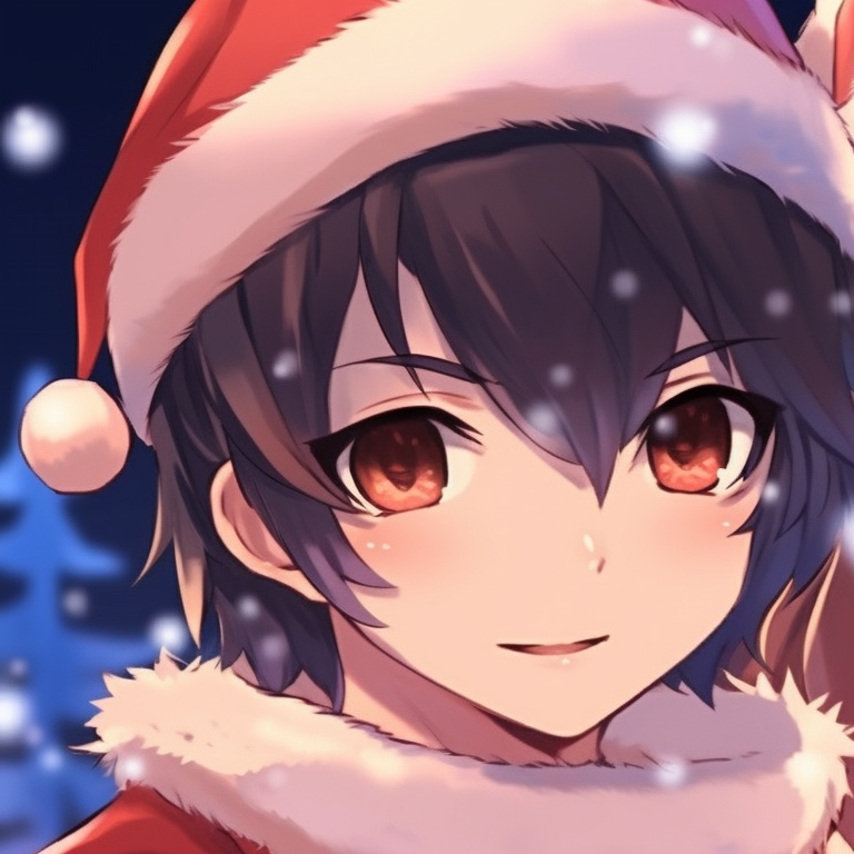 Two characters in matching elf outfits, bright colors and comic style. holiday themed matching christmas pfp for discord pfp for discord.