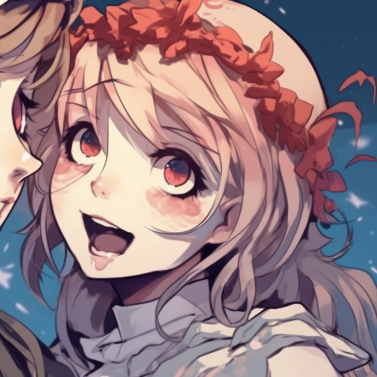 Close-up of two skeleton characters under mistletoe, high contrast with festive colors. lovers in the afterlife - matching christmas skeleton pfp kissing pfp for discord.