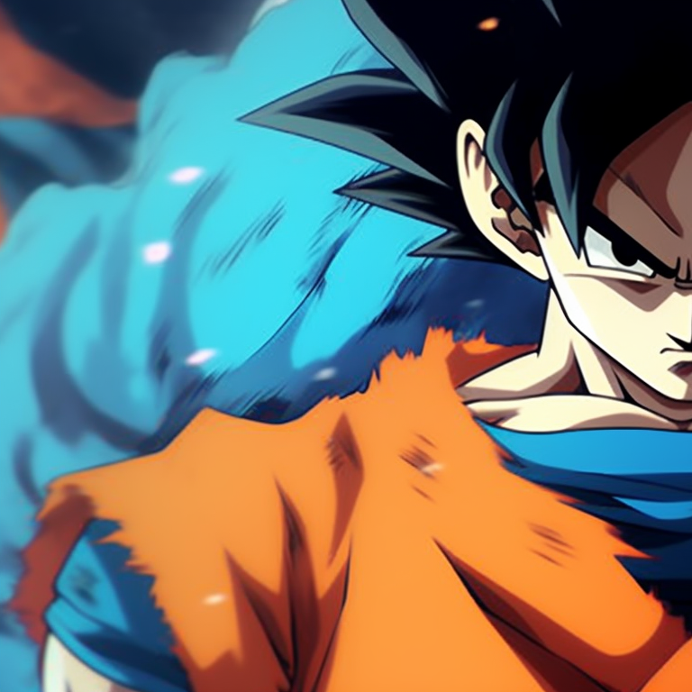 Close-up of Goku and Vegeta side by side, sharp detailing and bright hues. goku and vegeta matching pfp showcase pfp for discord.