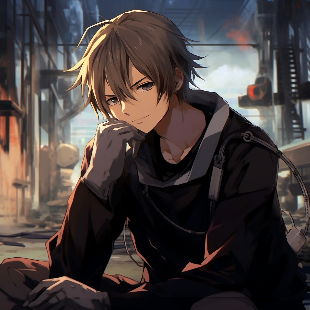 Edward Elric in a dynamic pose, metallic colors and distinct linework. anime boy pfp inspirations anime pfp