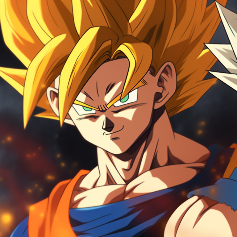 Goku and Vegeta powering up, sparking auras, emphasis on light and shadow effects. best goku and vegeta matching pfp pfp for discord.