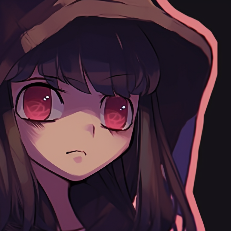 Two ghostly characters under a full moon, using desaturated colors and a melancholic mood. spooky halloween matching pfps - sad and gloomy pfp for discord.