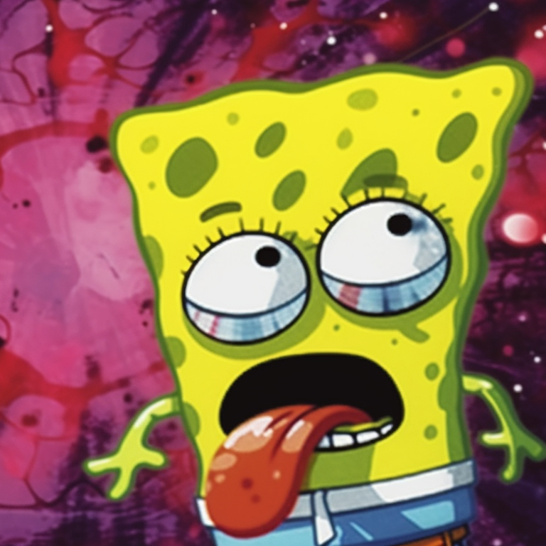 Squidward and Spongebob in a casual setting, contrasting personalities yet visually harmonizing. animated spongebob matching profile picture pfp for discord.