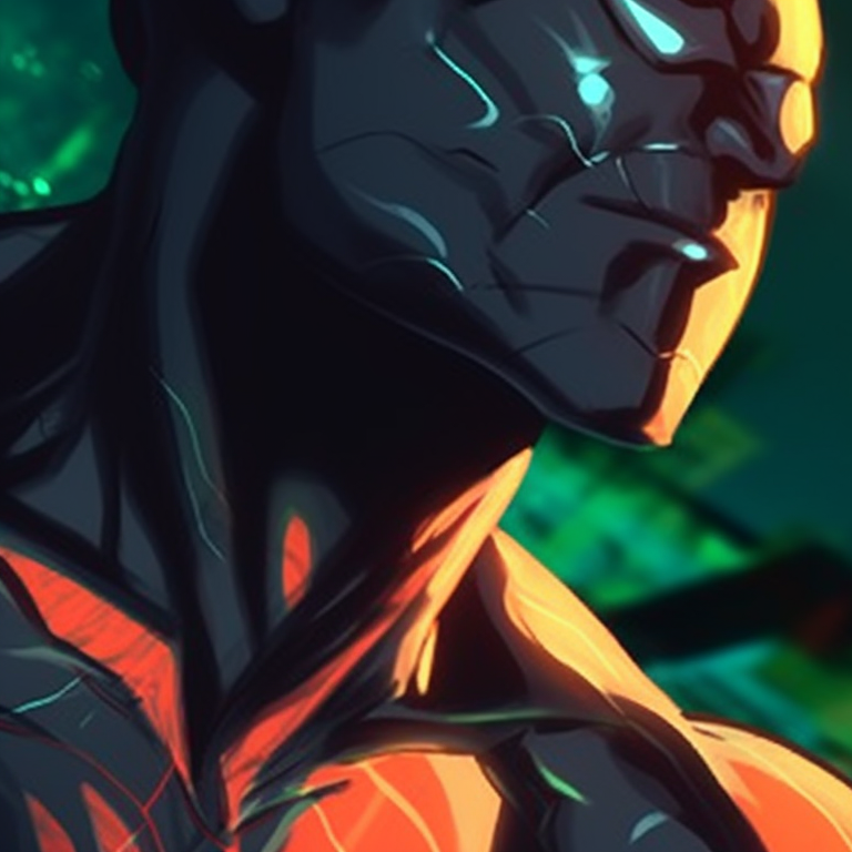 Spider-man and Doc Ock in a tense scene, portrayed with dominant reds and deep shadows. spiderman matching pfp comics pfp for discord.