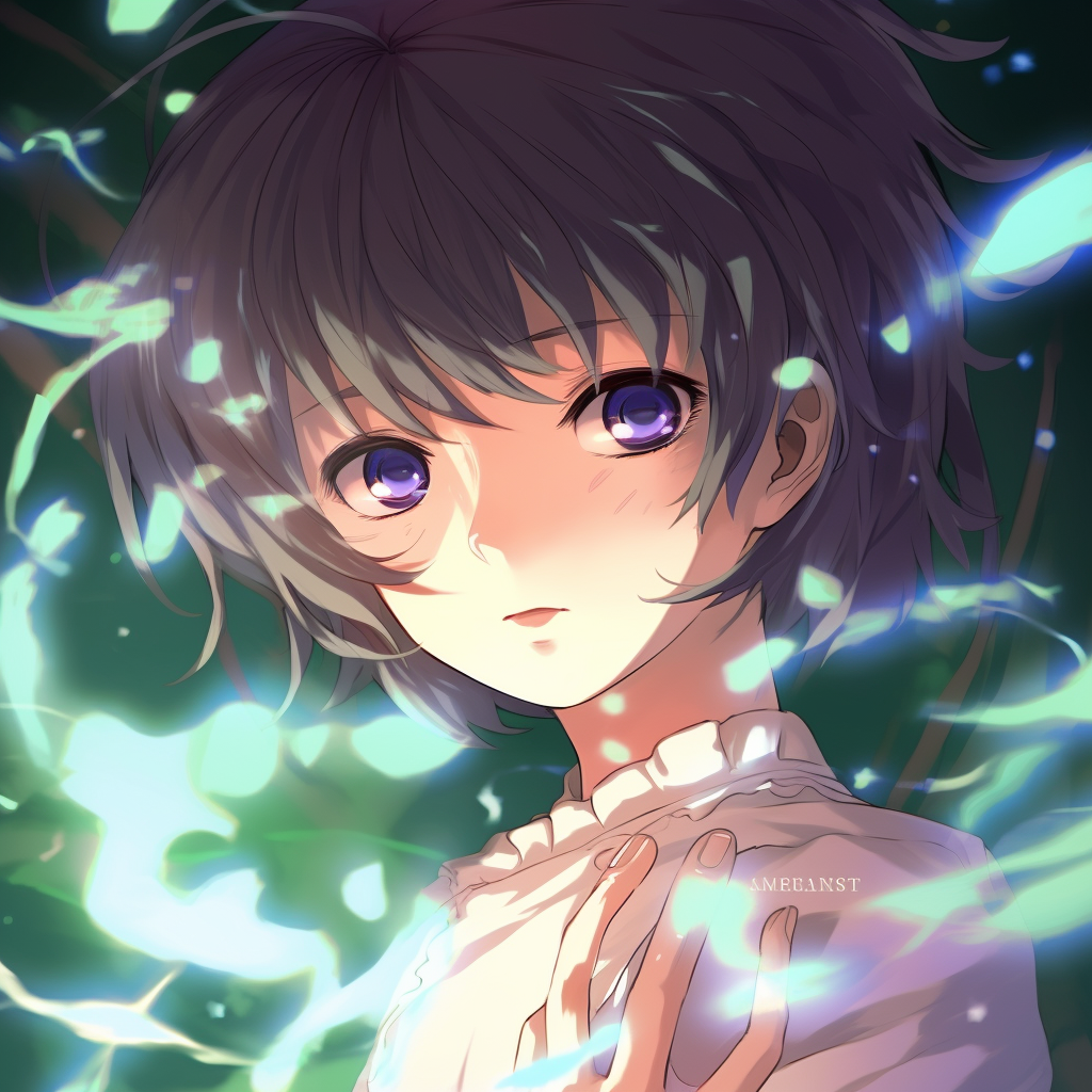 Close-up of Chihiro's face, meticulous details and vibrant hues. 4k anime art profile photos