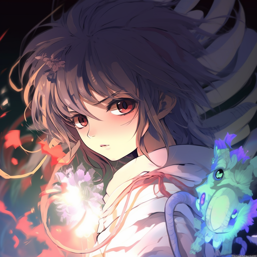 Gentle facial expression of Chihiro, attention to the eyes and soft tonal variation. 4k anime art profile photos