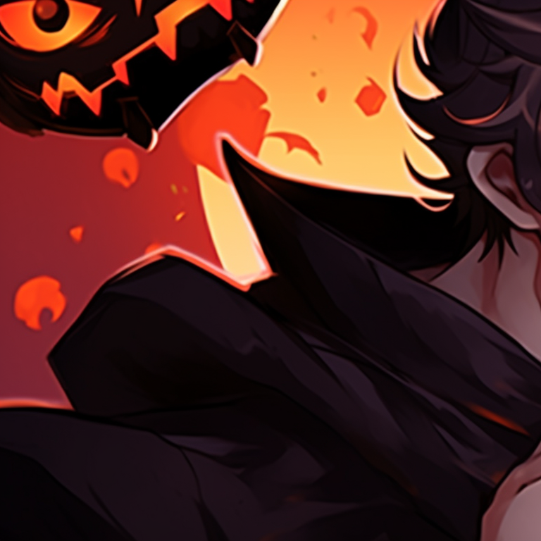 Two characters with eerie green glow, spooky aura delineating, both holding ghost lanterns. unique matching pfp for discord halloween theme pfp for discord.