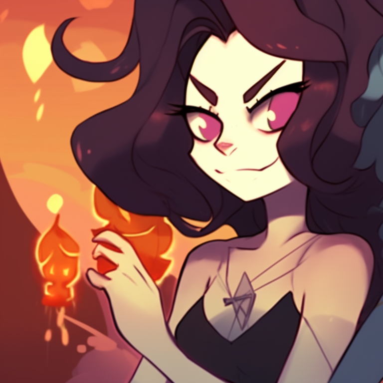 Two characters with playful expressions, wearing matching witch hats and cloaks. steven universe halloween themed pfp for duos pfp for discord.