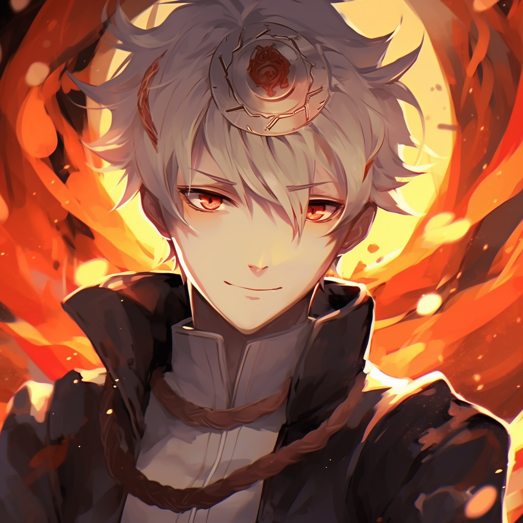 Close-up view of Naruto's eyes in Nine-Tails Chakra Mode, giving attention to intense gaze and glowing pupils. naruto anime male pfp pfp for discord.