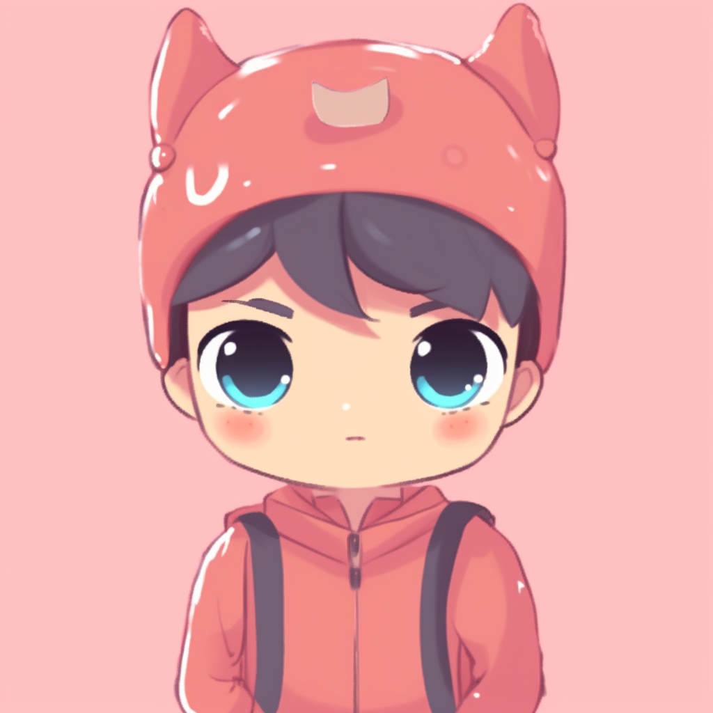 Anime schoolboy fully engaged in studying, detailed with static poses and vibrant colors. cute cartoon pfp for school pfp for discord.