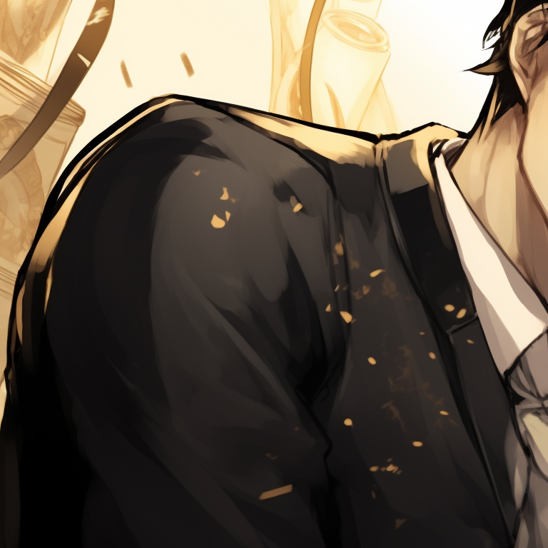 Lady K and the Sick Man in formal outfits, with a background of banknotes and gold coins. lady k and the sick man matching pfp finance pfp for discord.