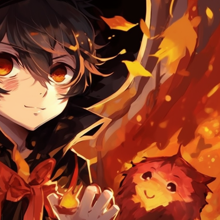 Two vampire characters, pale skin and red eyes, dramatic contrast against a gothic background. halloween theme matching pfp for boyxboy pfp for discord.