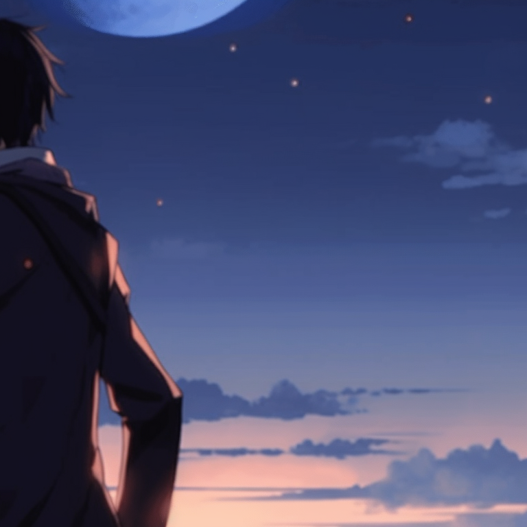 Two characters amidst cherry blossoms, gentle colors and traditional clothing. anime matching pfp gifs inspiration pfp for discord.