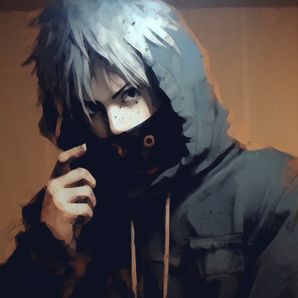 Naruto cast in shadows, intricate hatching lines and smoky elements. grunge aesthetic pfp choices pfp for discord.