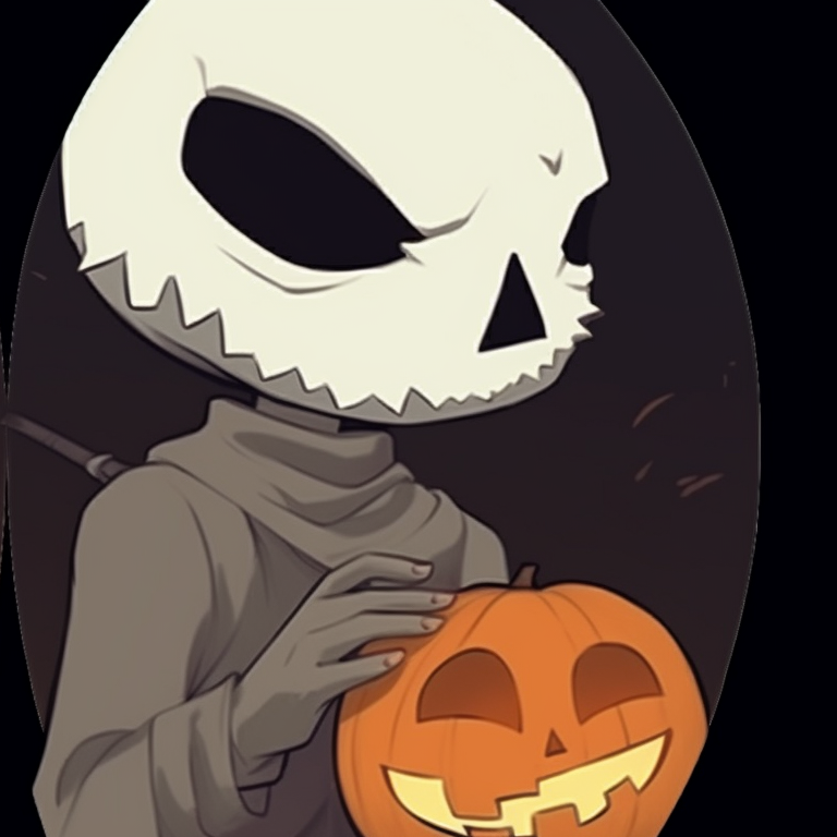 Two characters dressed as classic horrors, bold lines and muted earthy tones. diverse halloween matching pfp pfp for discord.