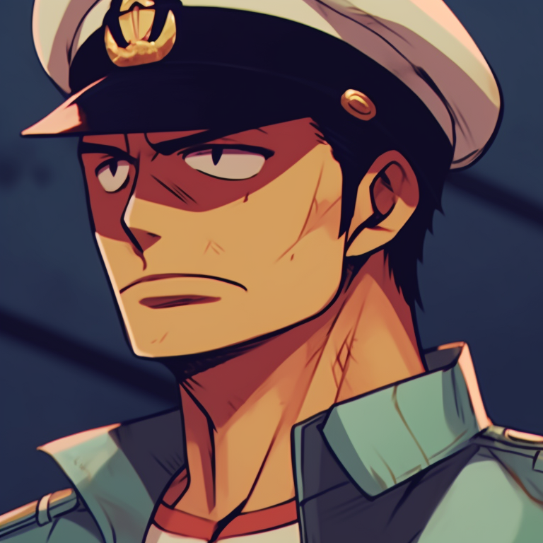 Two characters questing for treasure, gold undertones and gleaming eyes. one piece matching pfp trends pfp for discord.