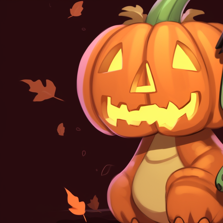 Two characters in dinosaur costumes, detailed scales and sharp teeth, eerie forest background creative dino matching pfp halloween theme pfp for discord.