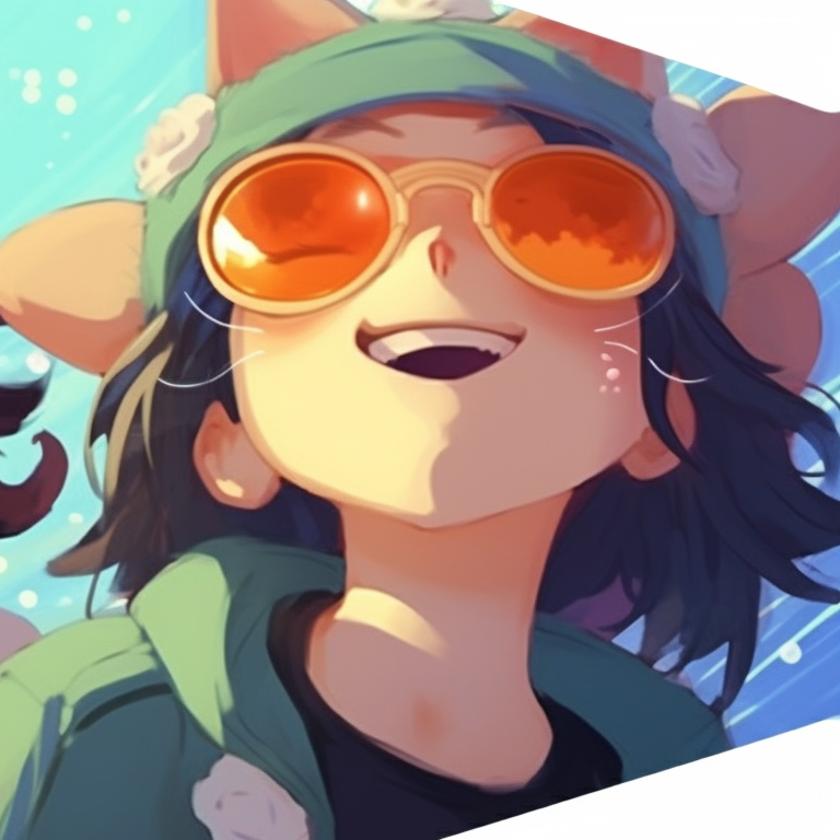 Two characters, sharing a light moment, subtle details and muted colors. pfp for friends with humor pfp for discord.