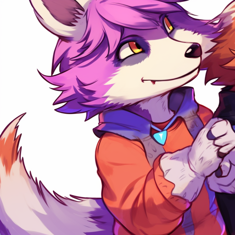 Two characters lounging, with laidback expressions and casual clothing, in earthy tones. character based furry matching pfp pfp for discord.