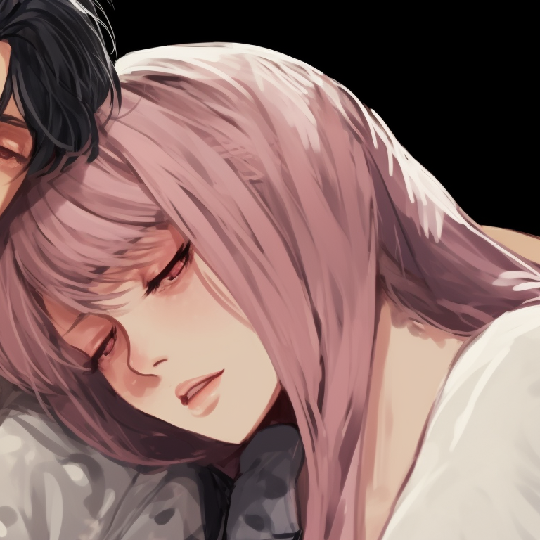 Lady K and the sick man in matching medical attire, strong inking and metallic hues lady k and the sick man matching pfp images pfp for discord.