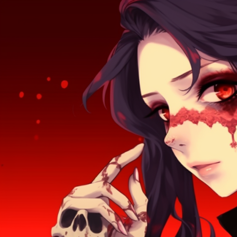 Two characters as shadowy figures, dark tones with bright glowing eyes, standing adjacent. spooky matching halloween themed non anime profile pictures pfp for discord.