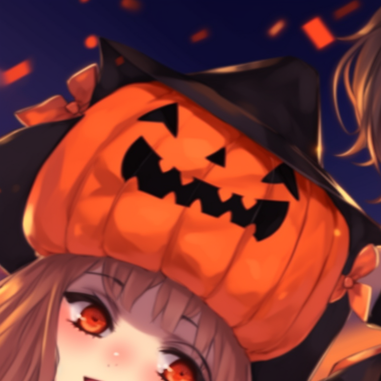 matching pfp couple anime halloween theme, aesthetic matching pfp ideas on Hero: matching pfp couple anime halloween theme, aesthetic matching pfp ideas