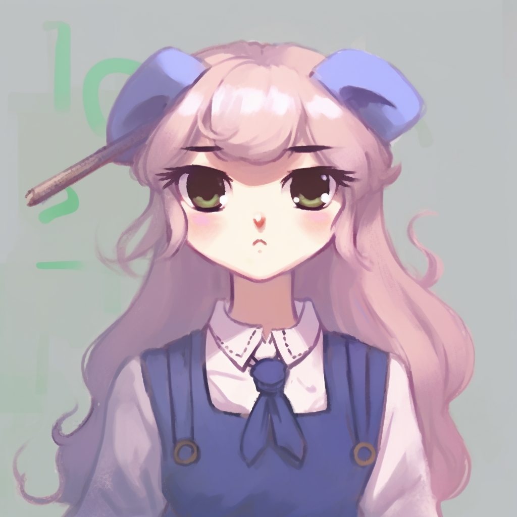 Usagi Tsukino in her uniform, dynamic composition and bright lines. pfp for school girls pfp for discord.