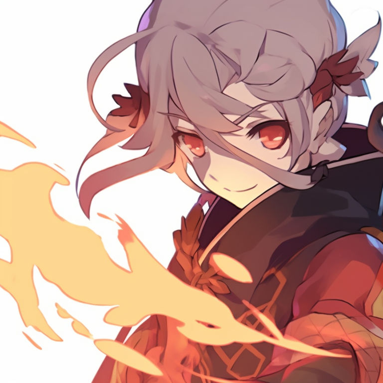 Two characters under cherry blossoms, soft colors and a serene expressions. trendy genshin matching pfp themes pfp for discord.