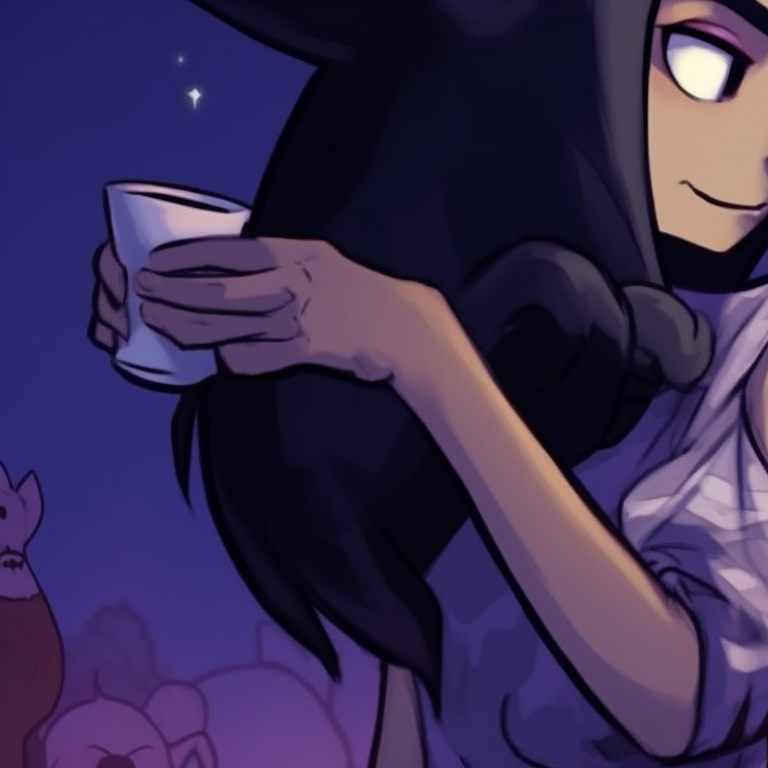 Beastboy and Raven in a friendly conversation, with a penchant of Halloween elements, set in a bedroom scene. beastboy and raven matching pfp in halloween theme sleepover pfp for discord.