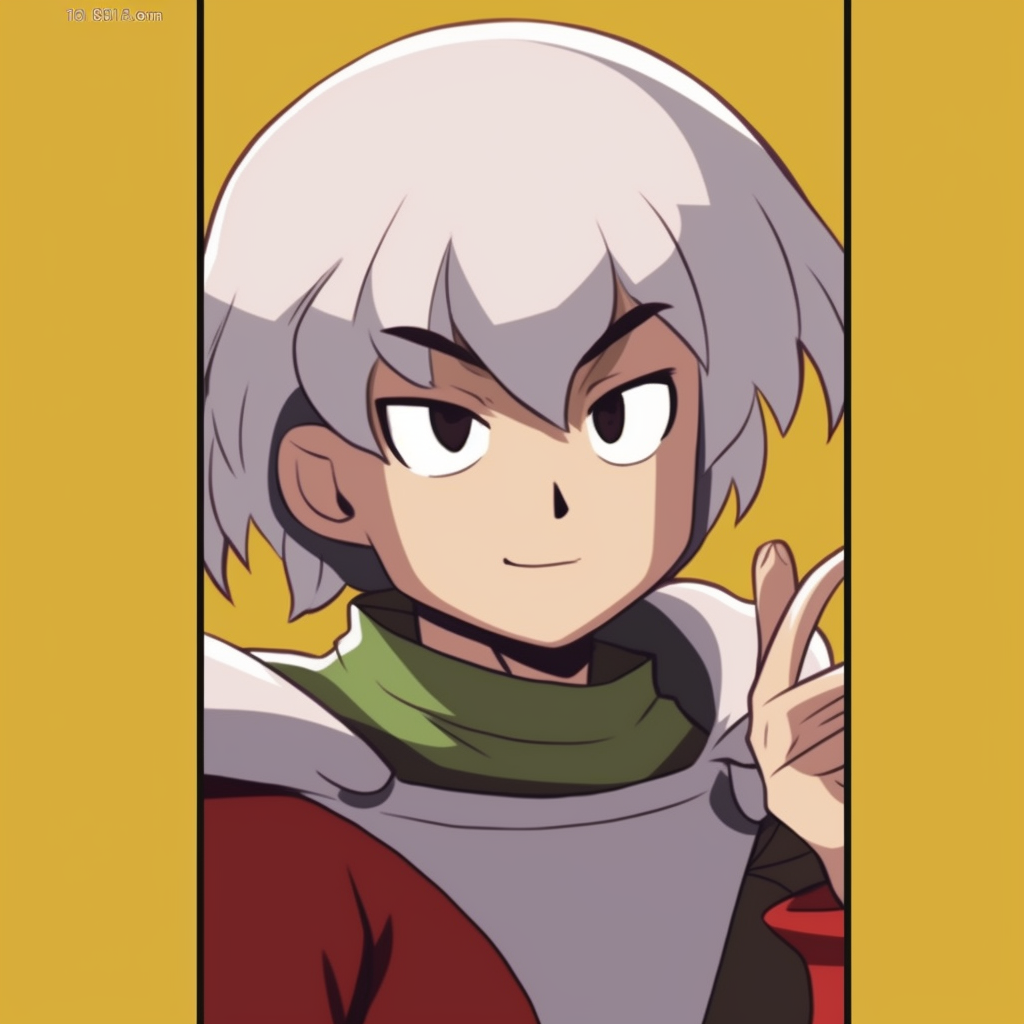 Comical profile picture of Saitama from One Punch Man, simplistic art style and bold lines. anime pfp funny scenes pfp for discord.